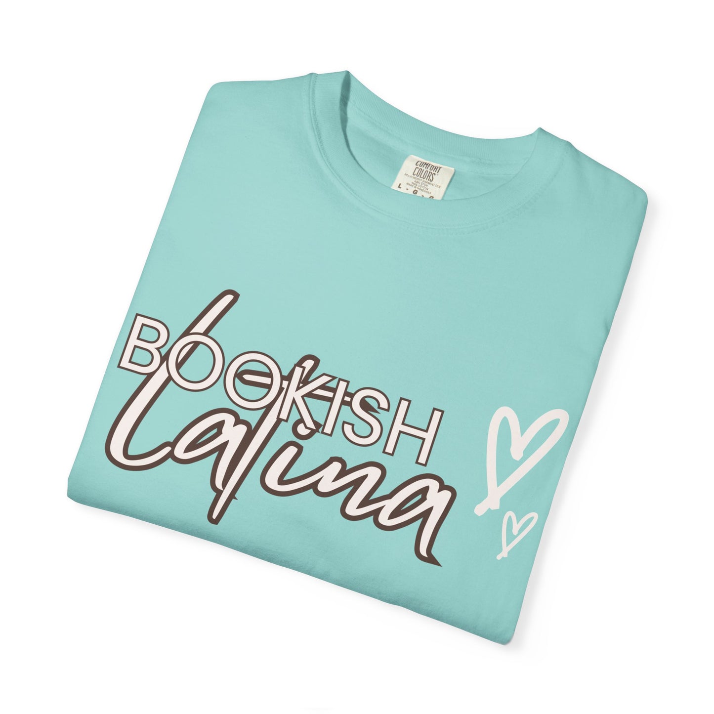 Bookish Latina Unisex T-Shirt- with hearts design