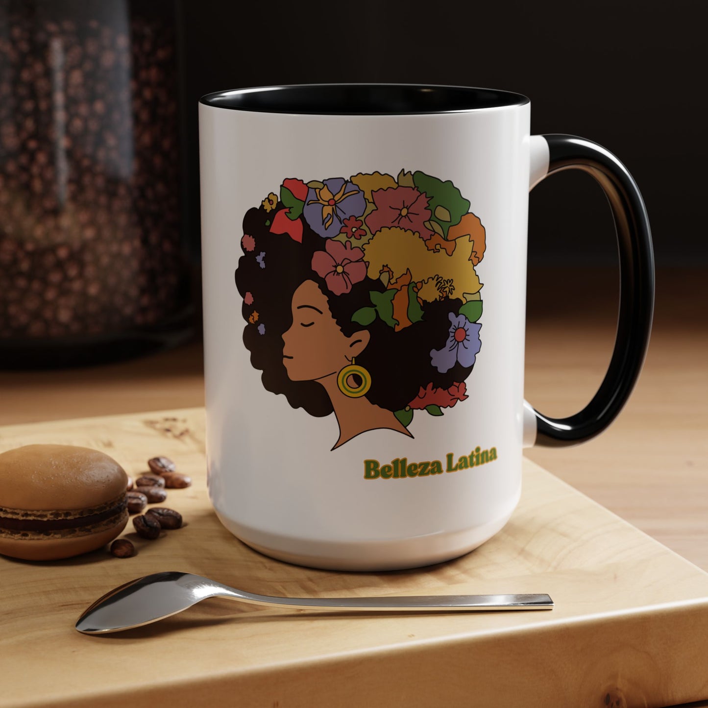 Coffee Mug - Afro Latina Belleza Latina Design