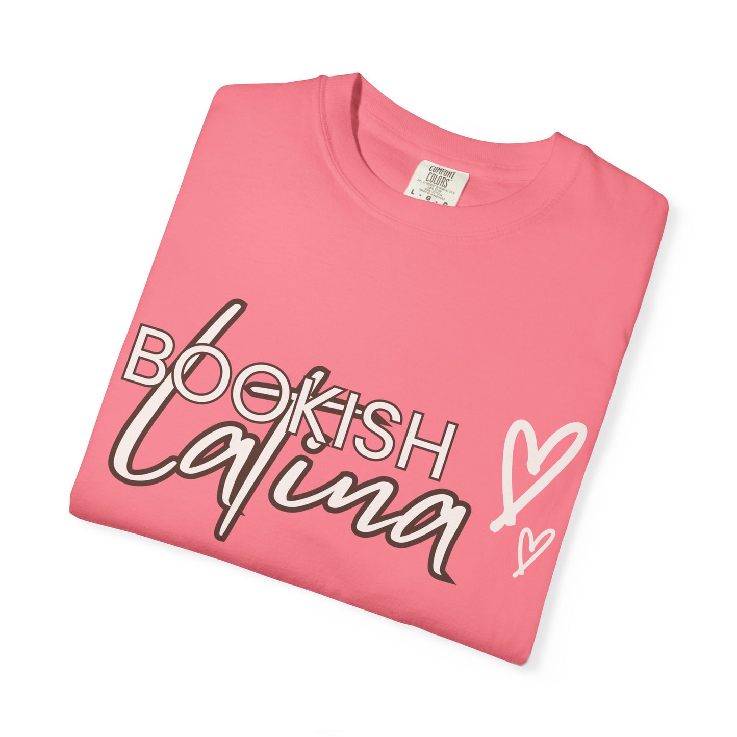 Bookish Latina Unisex T-Shirt- with hearts design