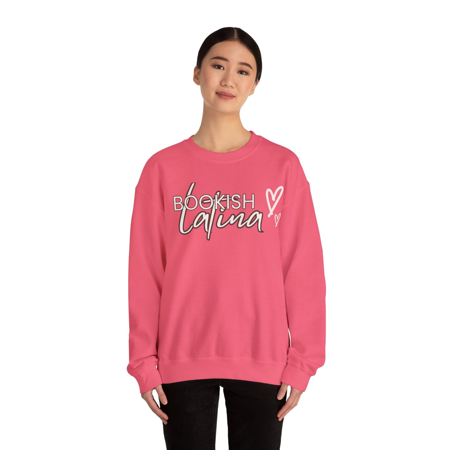 Bookish Latina Love Unisex Heavy Blend™ Crewneck Sweatshirt
