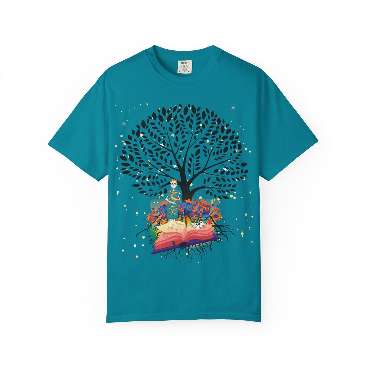 Tree of Life Unisex T-shirt with Calavera Design