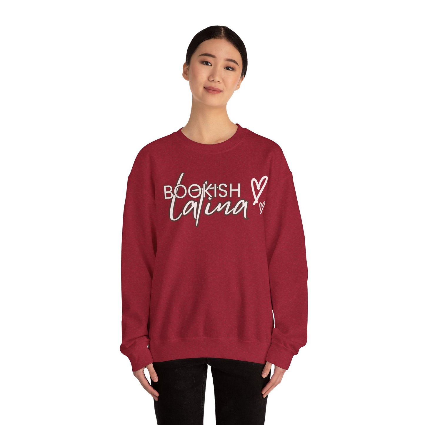 Bookish Latina Love Unisex Heavy Blend™ Crewneck Sweatshirt