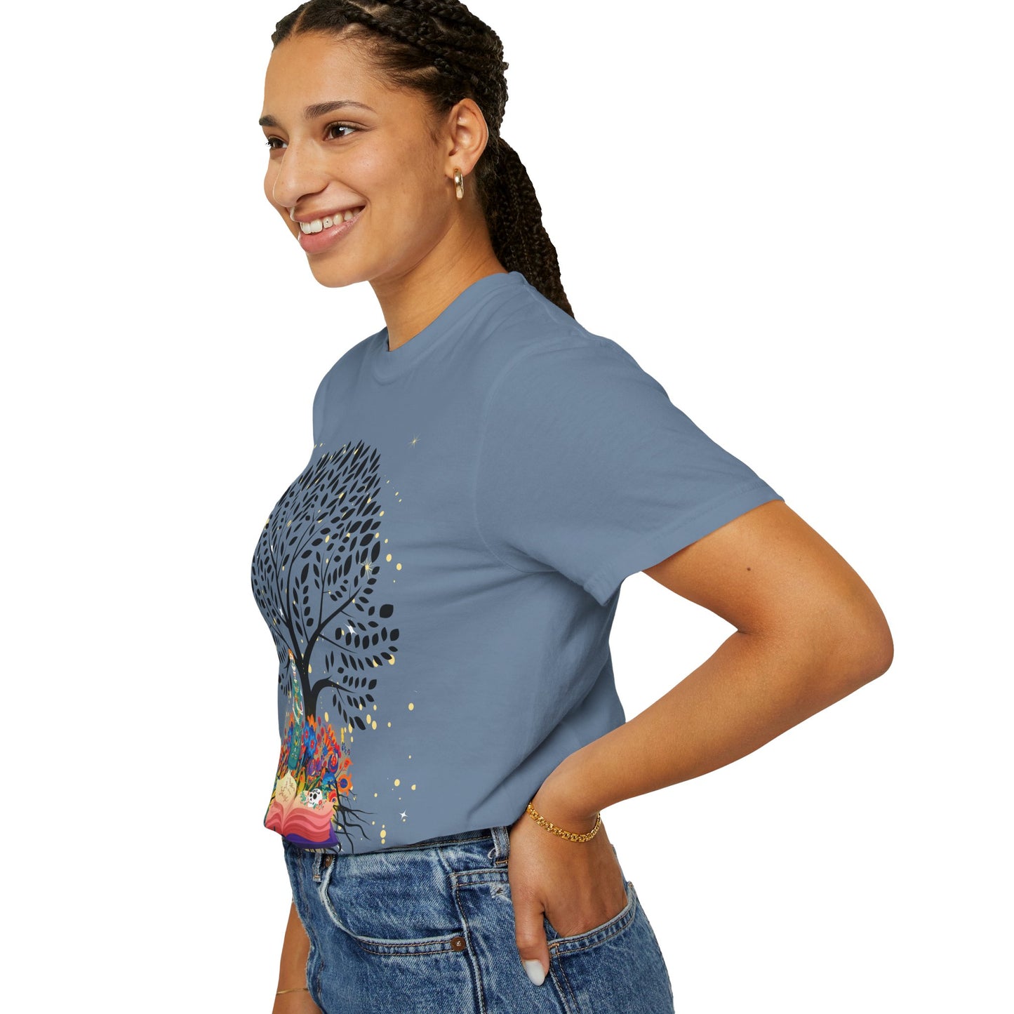 Tree of Life Unisex T-shirt with Calavera Design