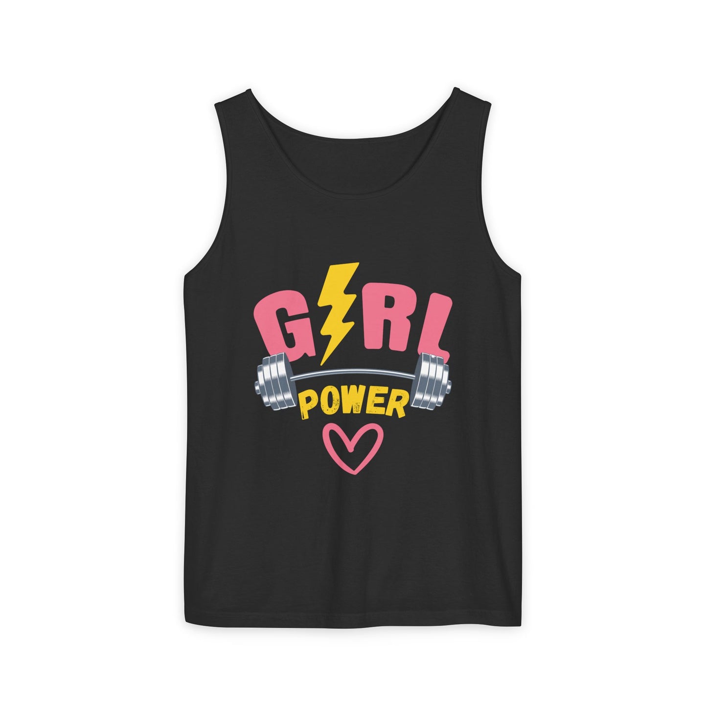 Empower Her: Girl Power Garment Dyed Tank Top