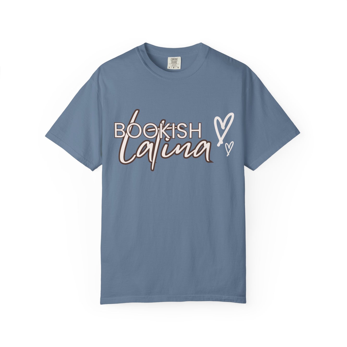Bookish Latina Unisex T-Shirt- with hearts design