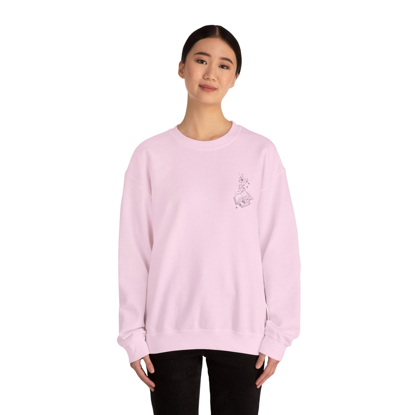 Book Lover Crewneck Sweatshirt - A book a day keeps the chisme away