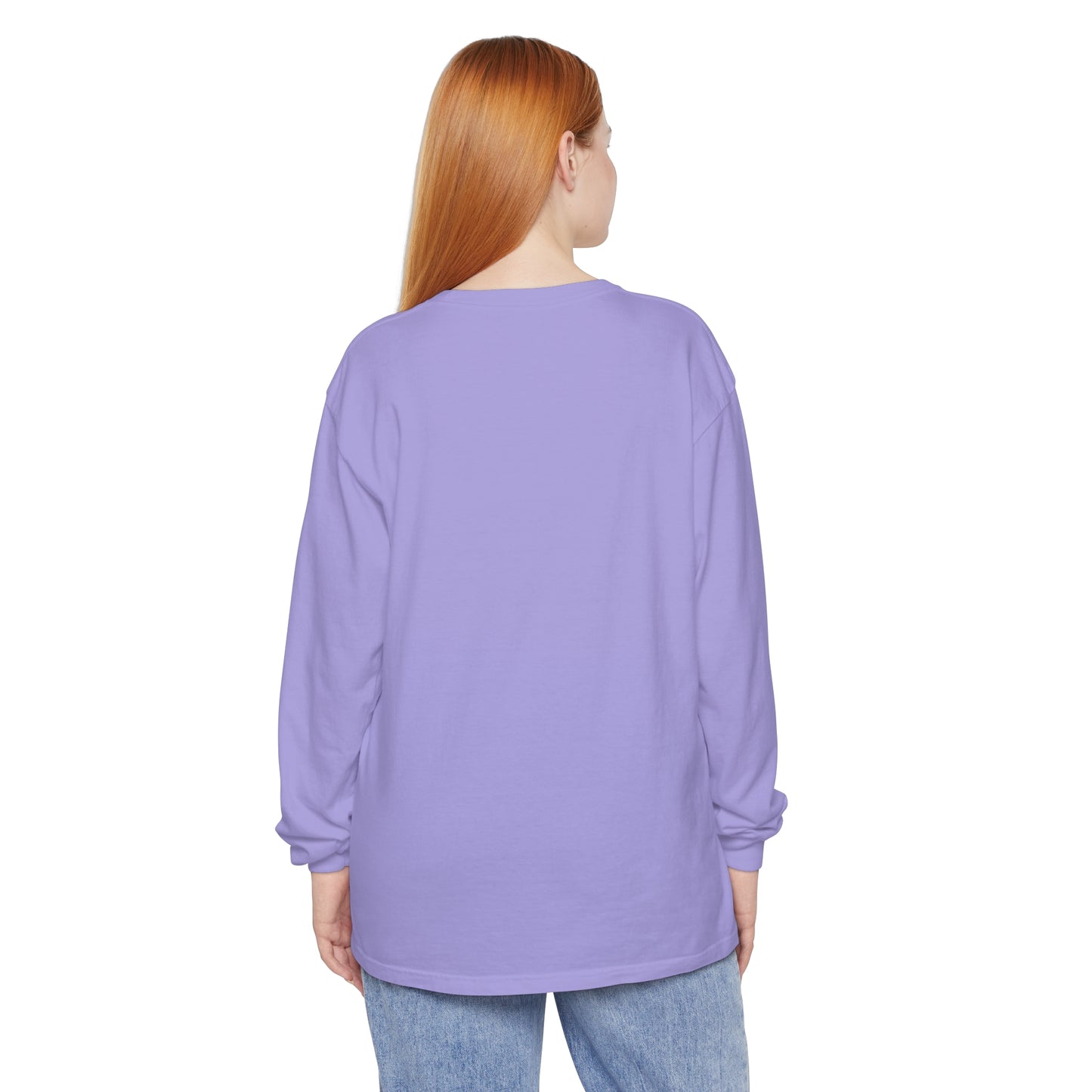 Bookish Latina Unisex Long Sleeve T-Shirt with Two Hearts Design
