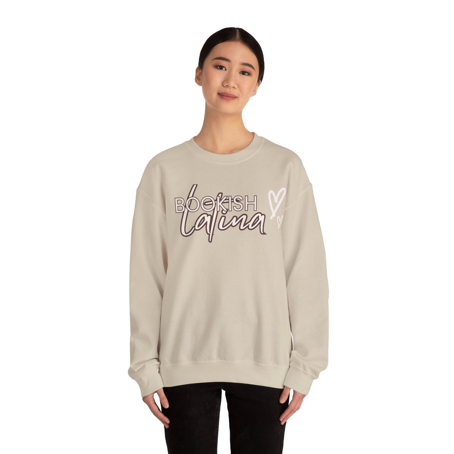 Bookish Latina Love Unisex Heavy Blend™ Crewneck Sweatshirt