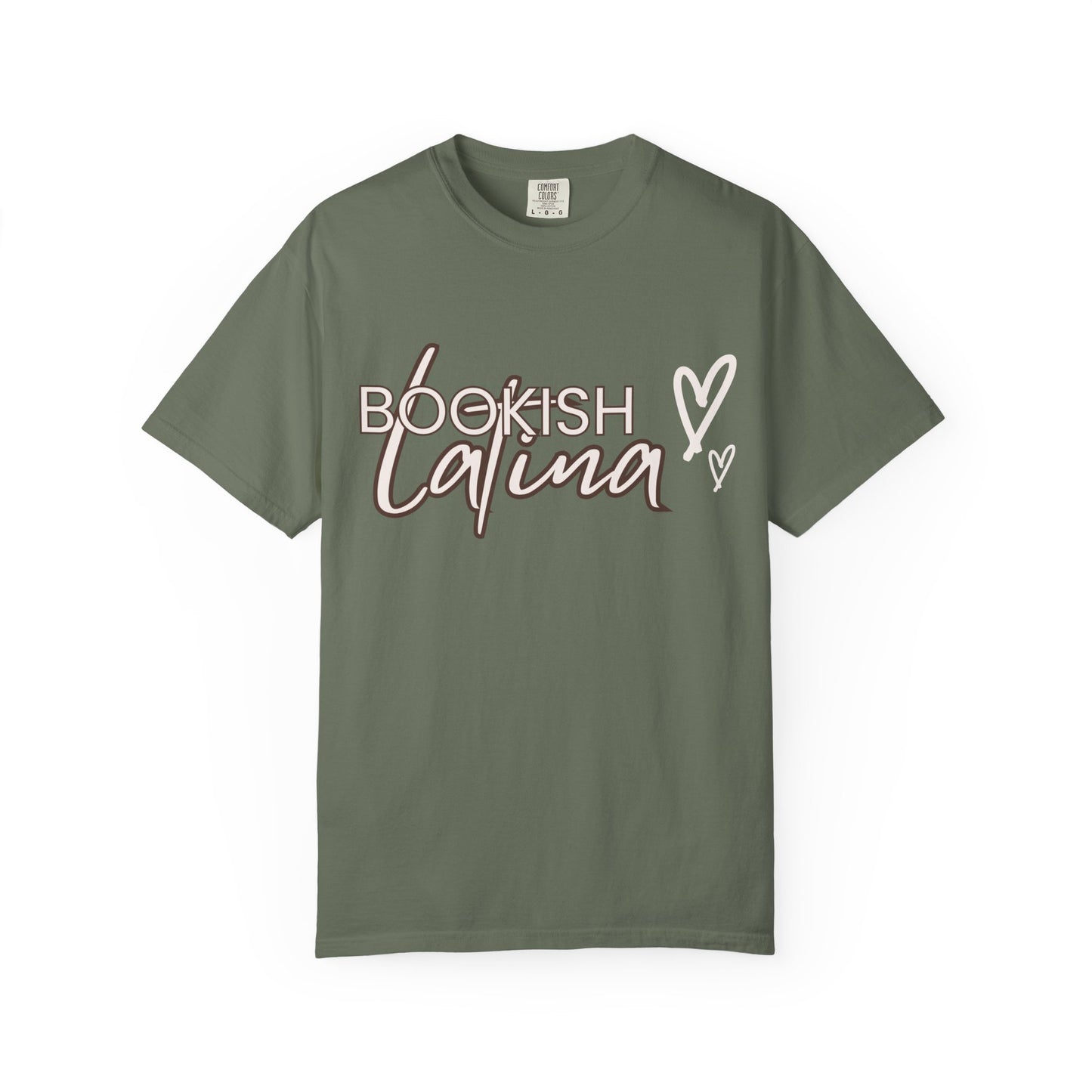 Bookish Latina Unisex T-Shirt- with hearts design