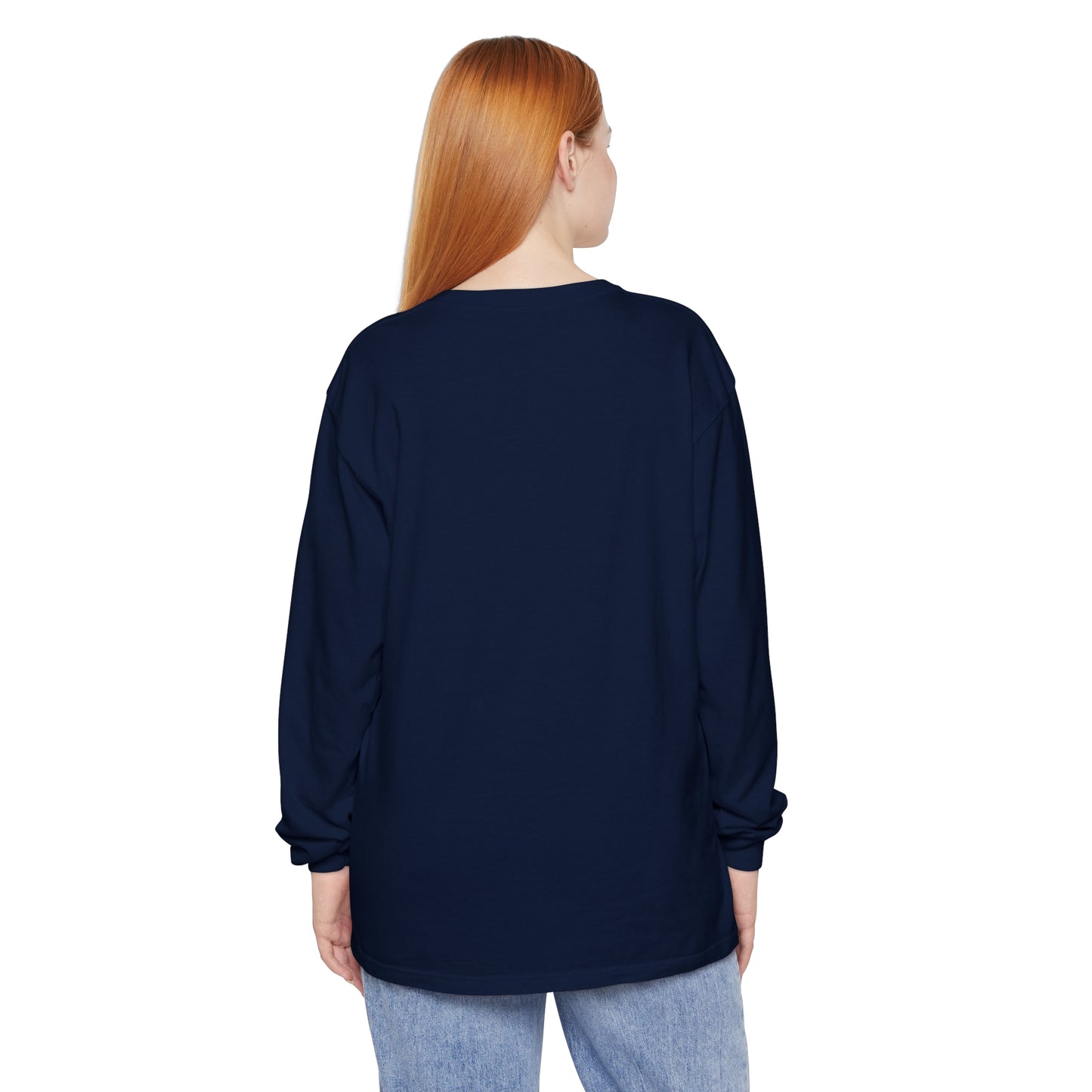 Bookish Latina Unisex Long Sleeve T-Shirt with Two Hearts Design