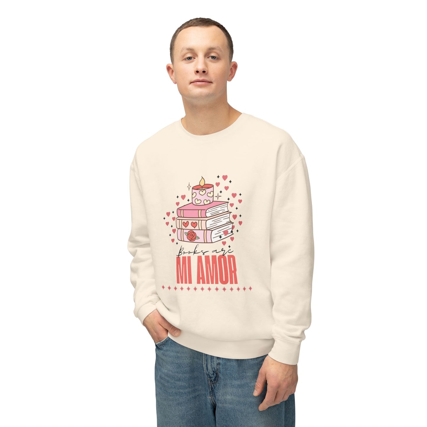 Books Are Mi Amor Crewneck Sweatshirt