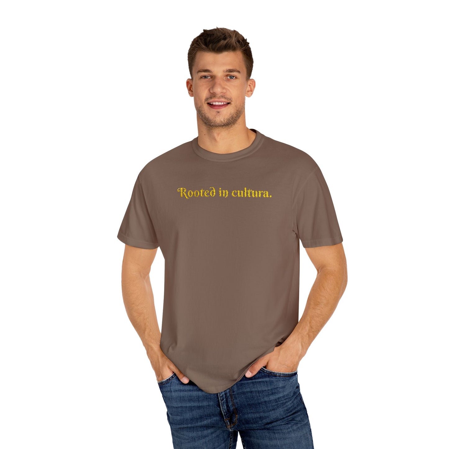 Embroidered Rooted In Cultura Unisex Tee