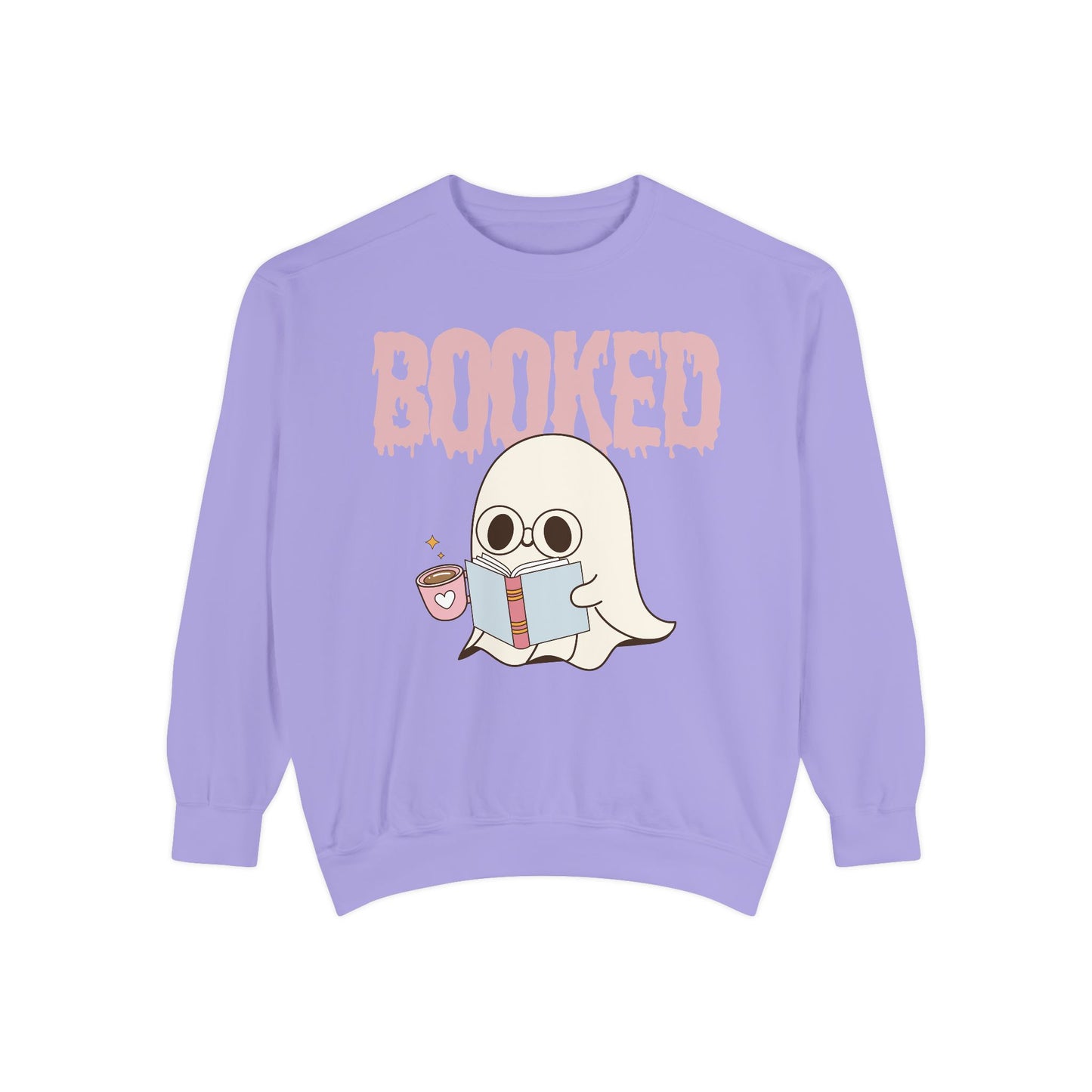 Booked Ghost with Coffee Sweatshirt