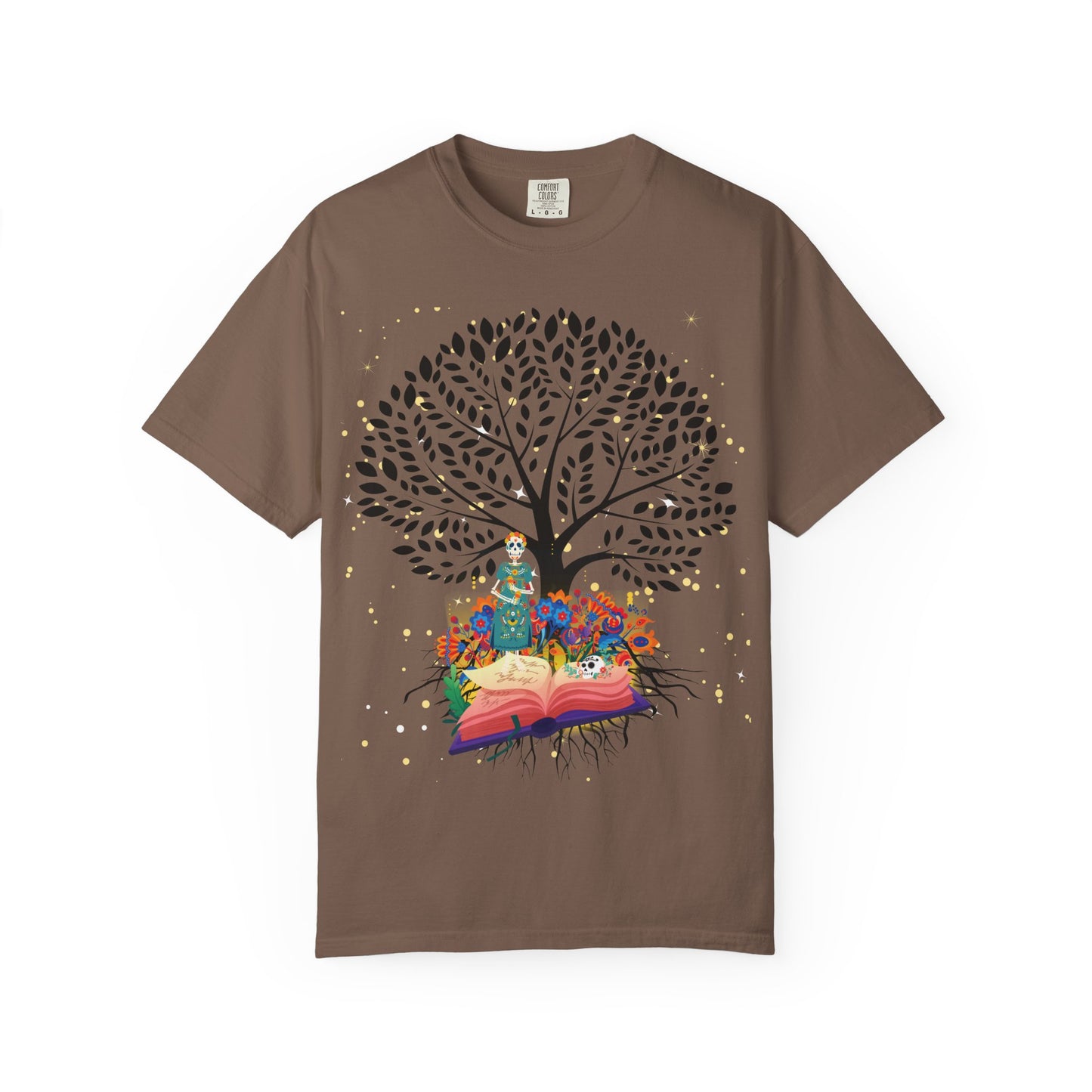 Tree of Life Unisex T-shirt with Calavera Design