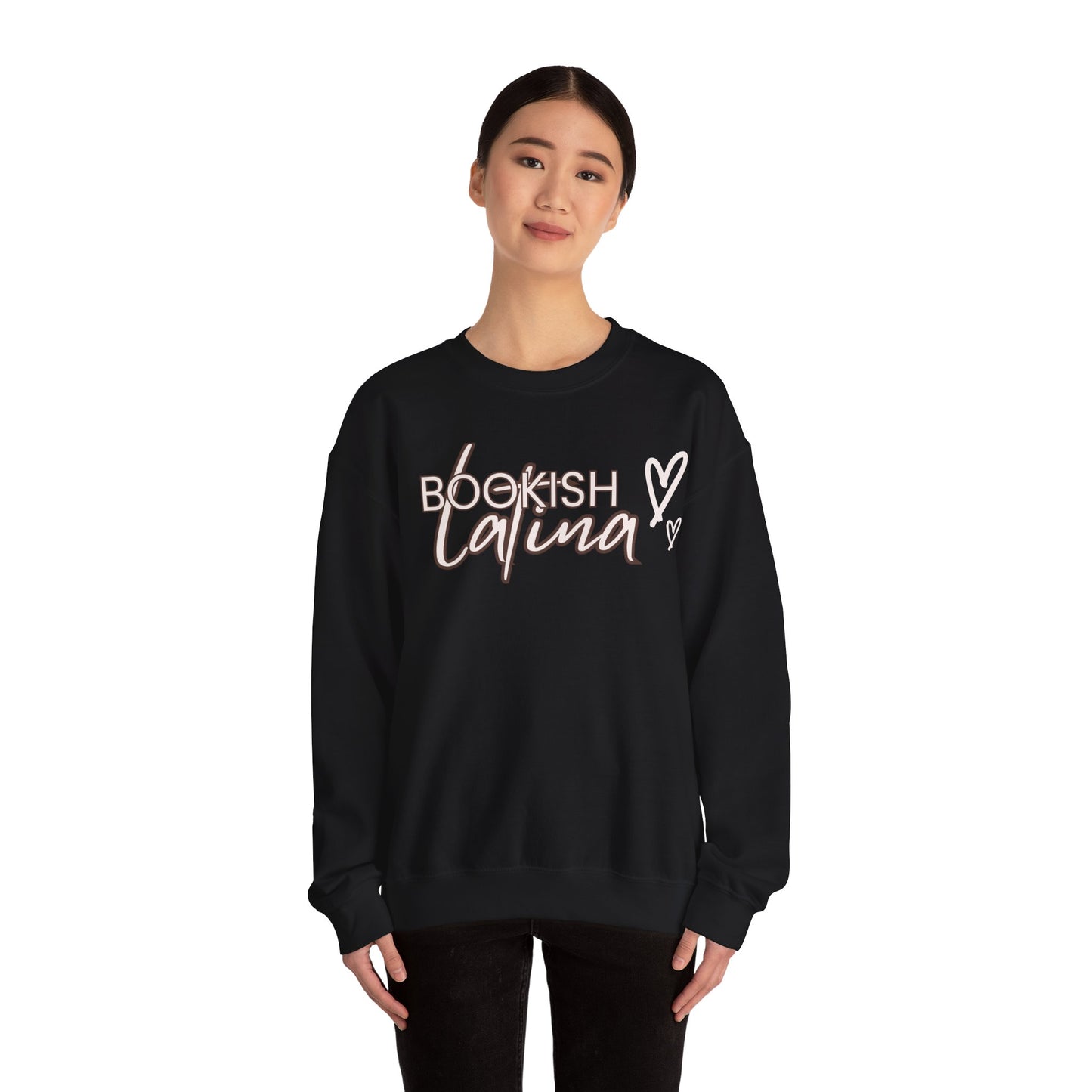 Bookish Latina Love Unisex Heavy Blend™ Crewneck Sweatshirt