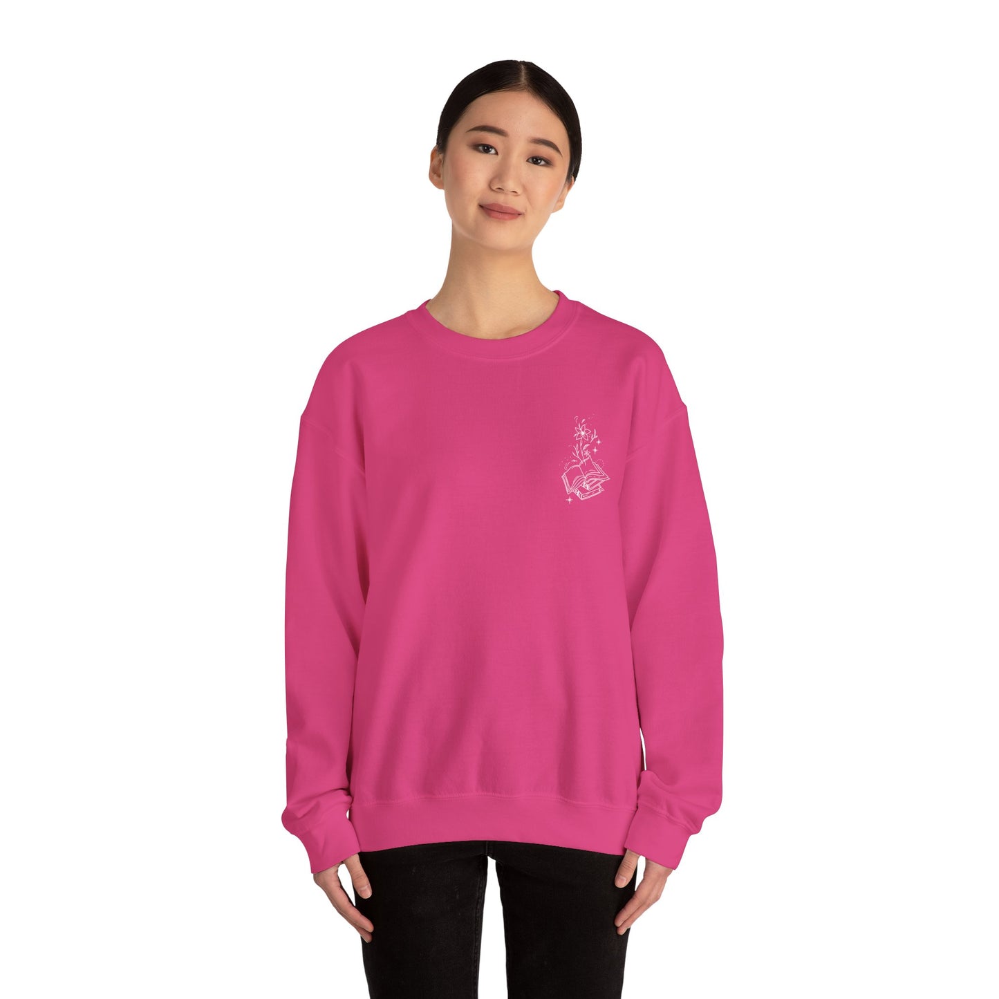 Book Lover Crewneck Sweatshirt - A book a day keeps the chisme away
