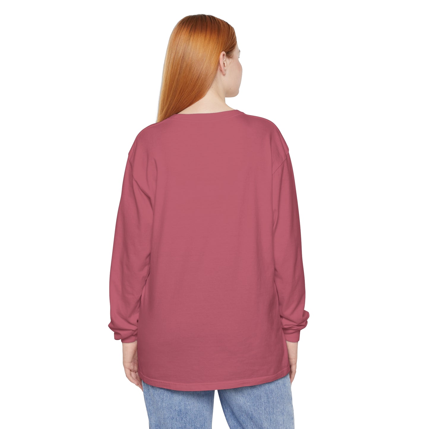 Bookish Latina Unisex Long Sleeve T-Shirt with Two Hearts Design