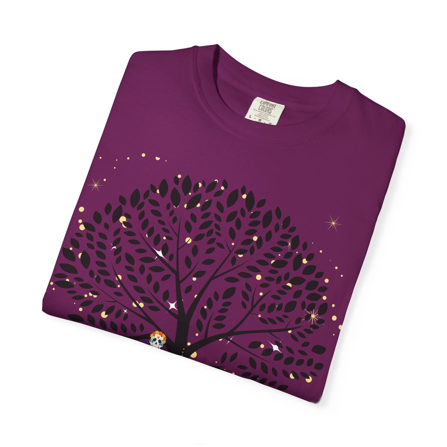 Tree of Life Unisex T-shirt with Calavera Design