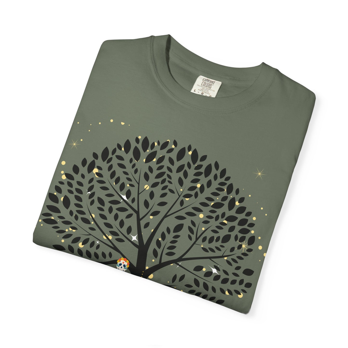 Tree of Life Unisex T-shirt with Calavera Design