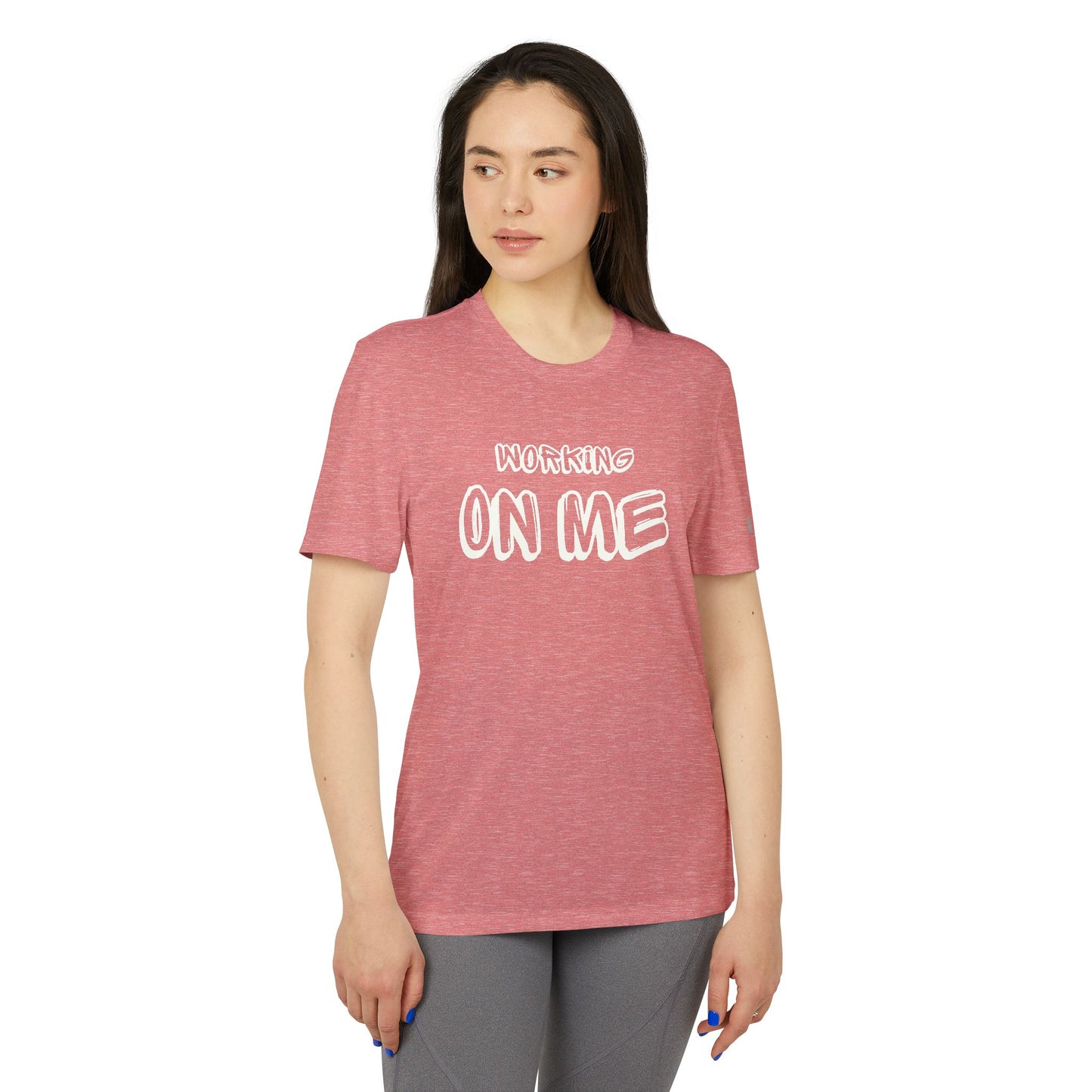 Working on Me adidas® Unisex Sport T-shirt