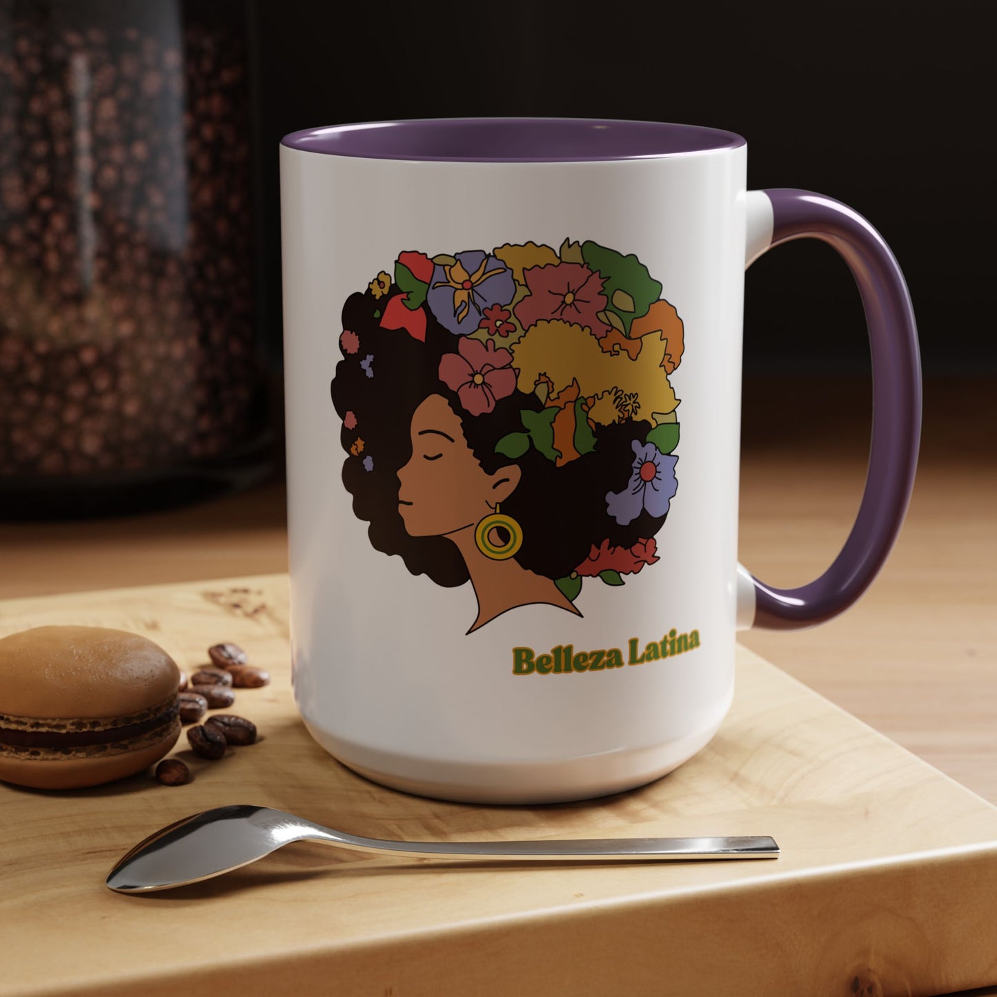 Coffee Mug - Afro Latina Belleza Latina Design