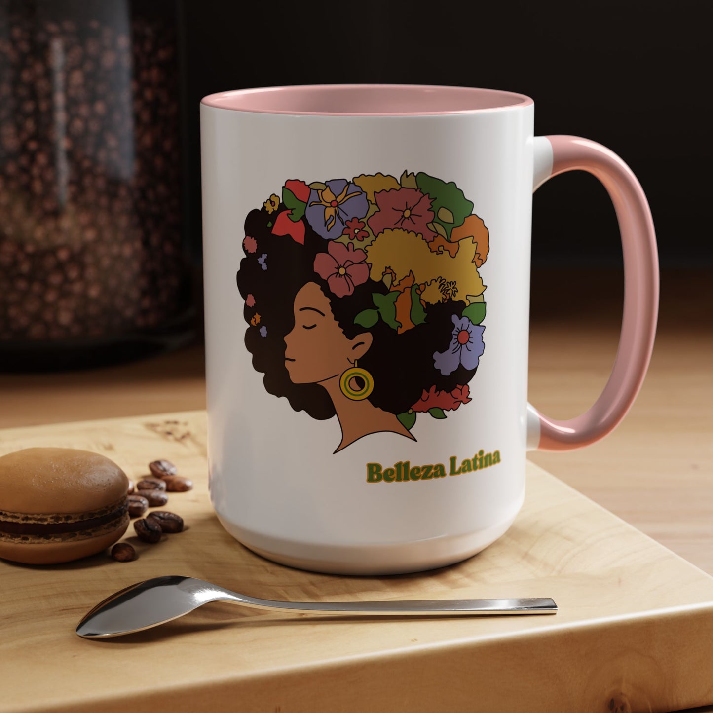 Coffee Mug - Afro Latina Belleza Latina Design