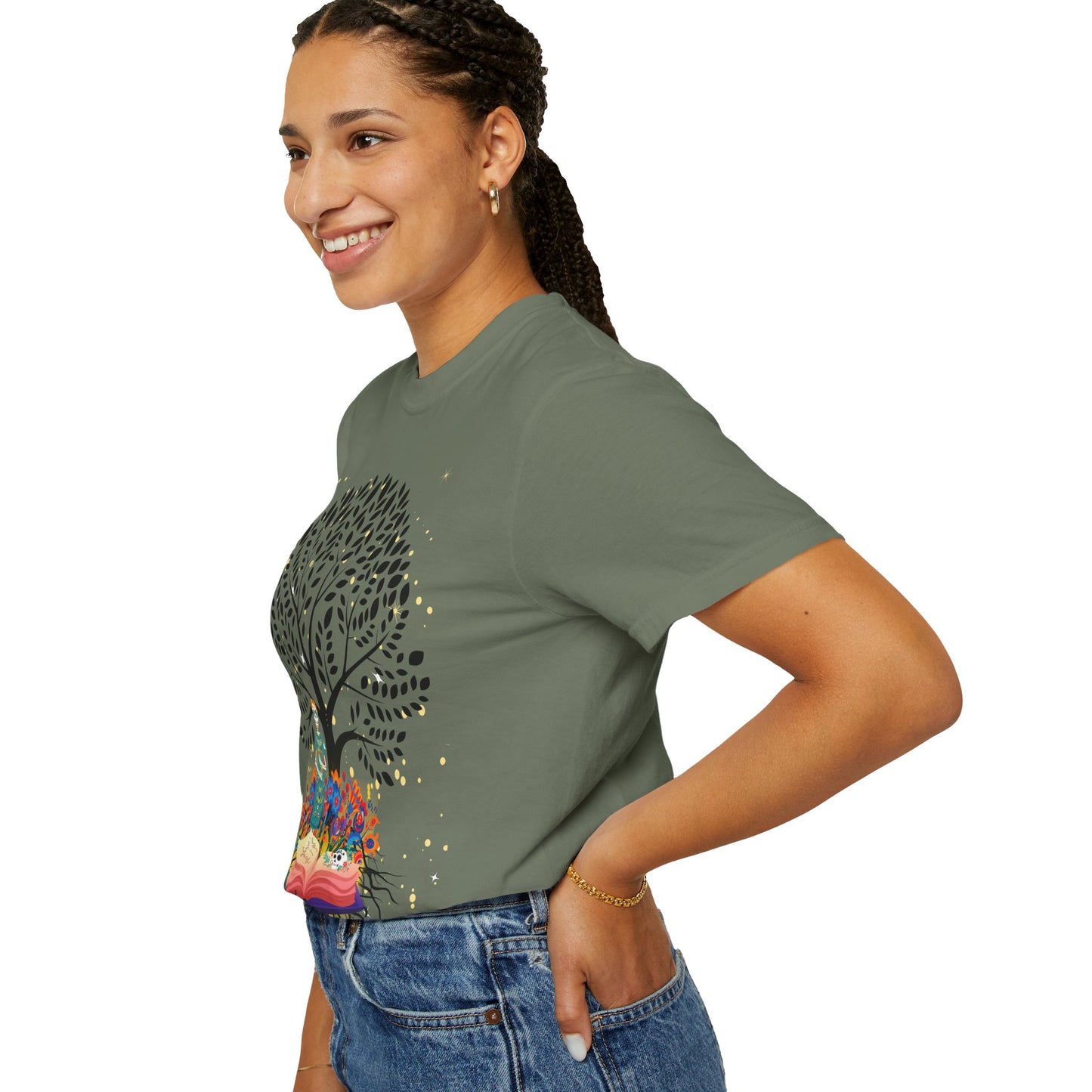 Tree of Life Unisex T-shirt with Calavera Design
