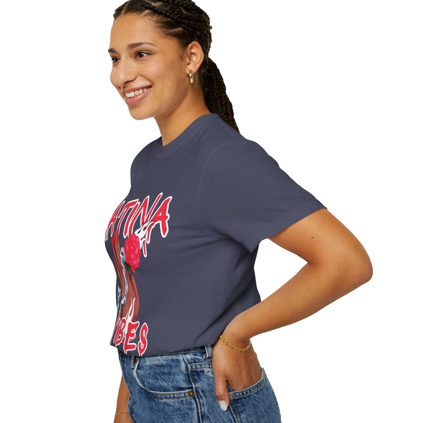 Bold, Stylish & Empowering Garment-Dyed T-shirt - Latina Vibes