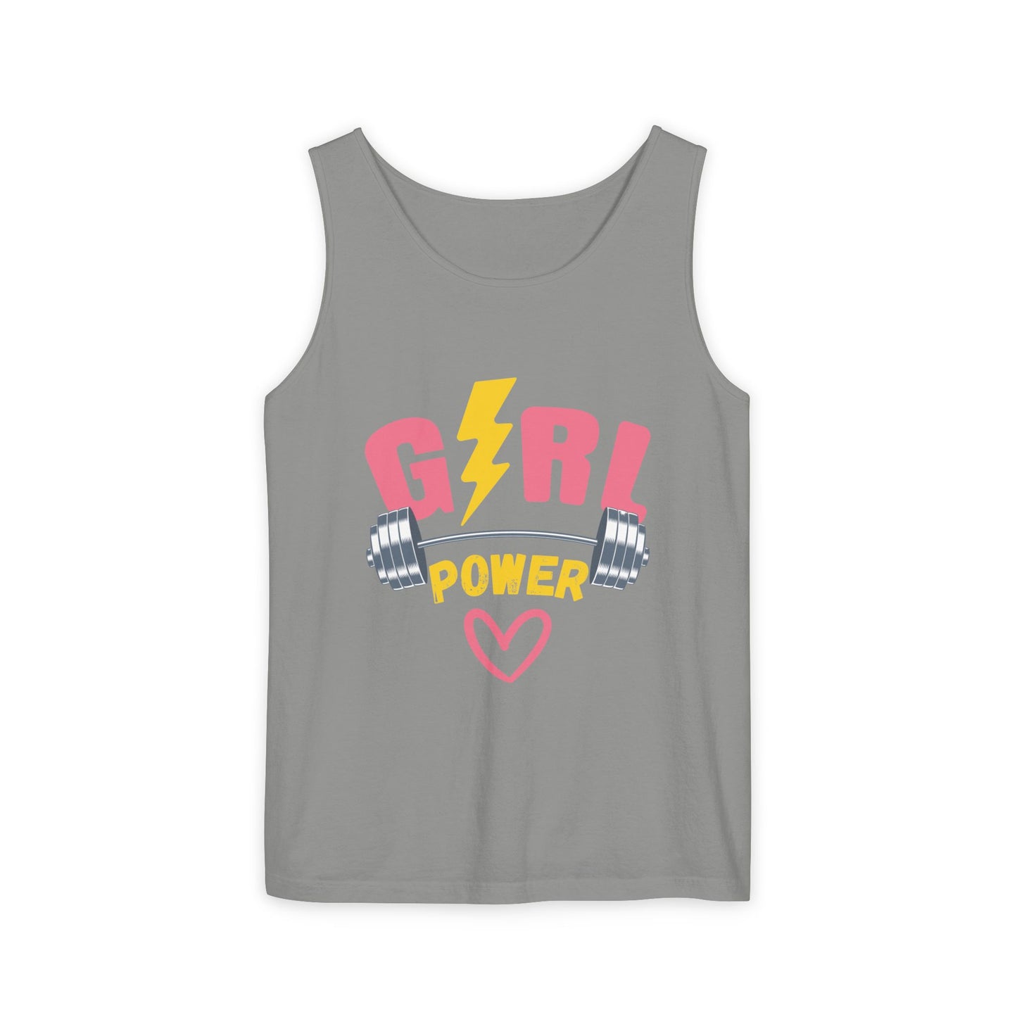 Empower Her: Girl Power Garment Dyed Tank Top