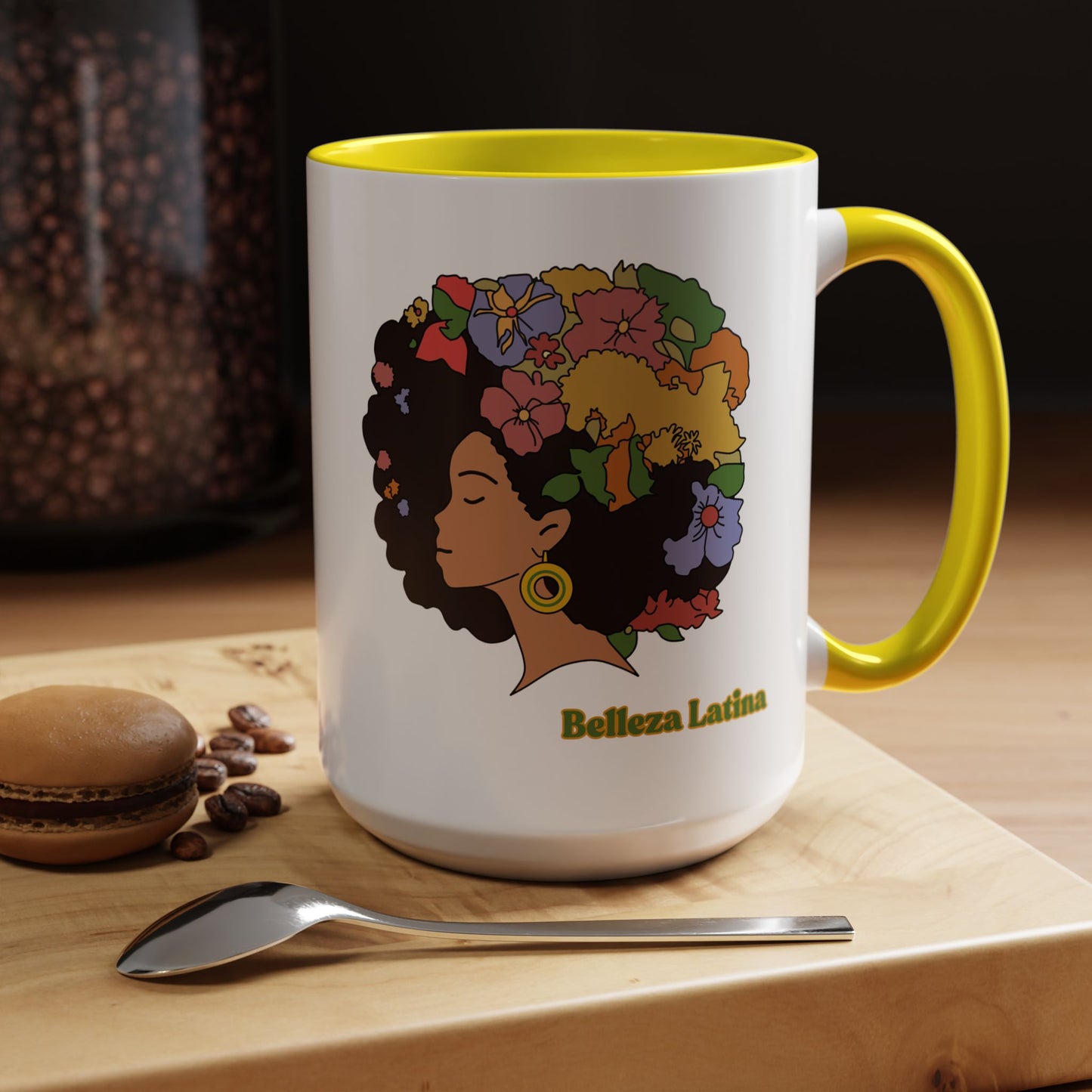 Coffee Mug - Afro Latina Belleza Latina Design