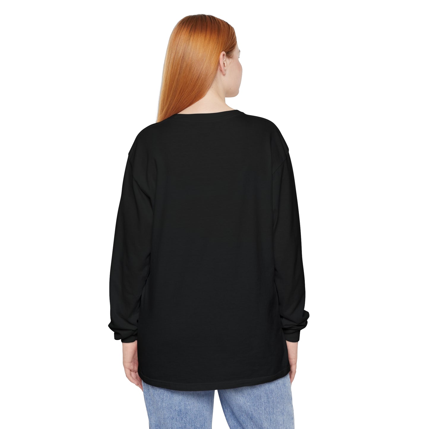 Bookish Latina Unisex Long Sleeve T-Shirt with Two Hearts Design