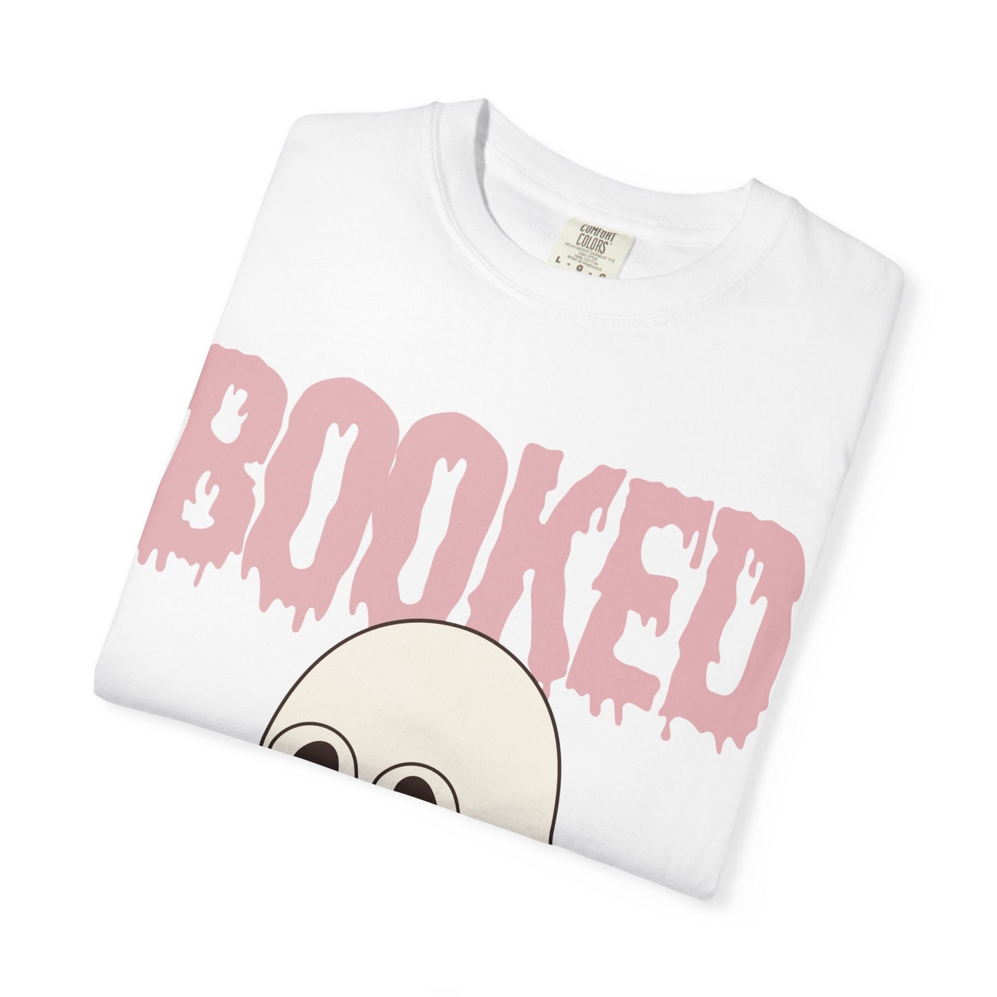 Booked Ghost with Coffee Unisex T-shirt