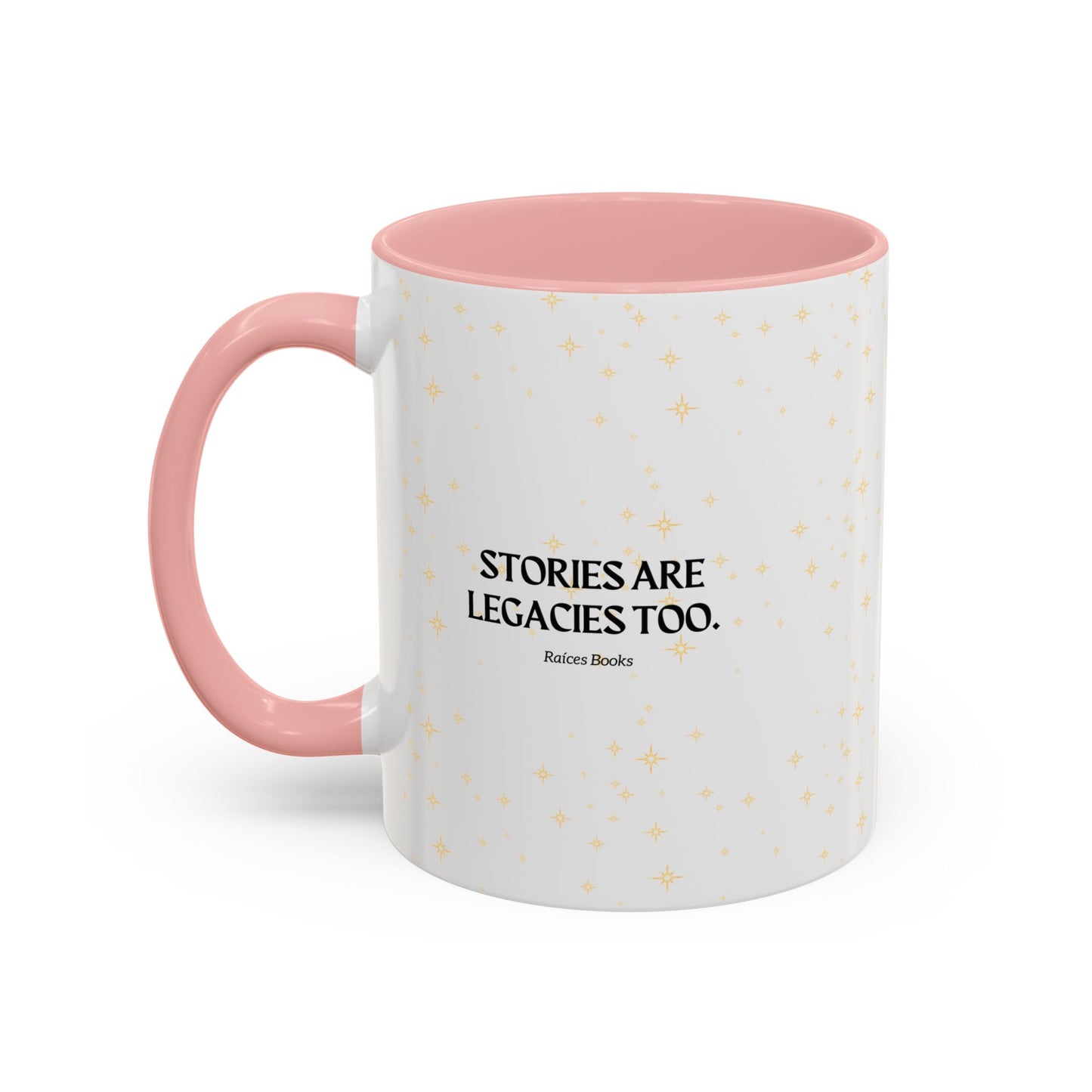 Coffee Mug - Stories are Legacies Too with Catrina, Tree, and Book Design