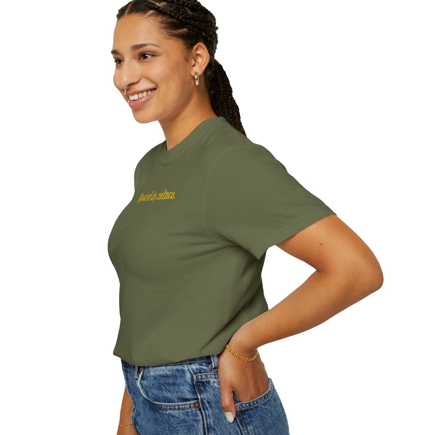 Embroidered Rooted In Cultura Unisex Tee