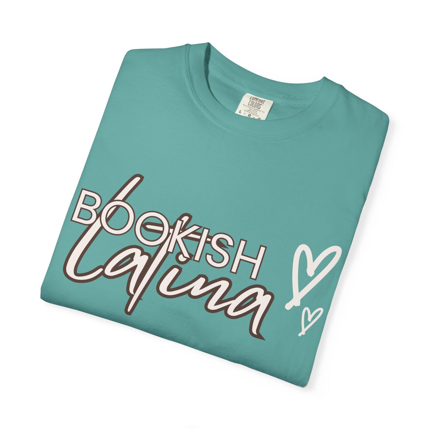 Bookish Latina Unisex T-Shirt- with hearts design