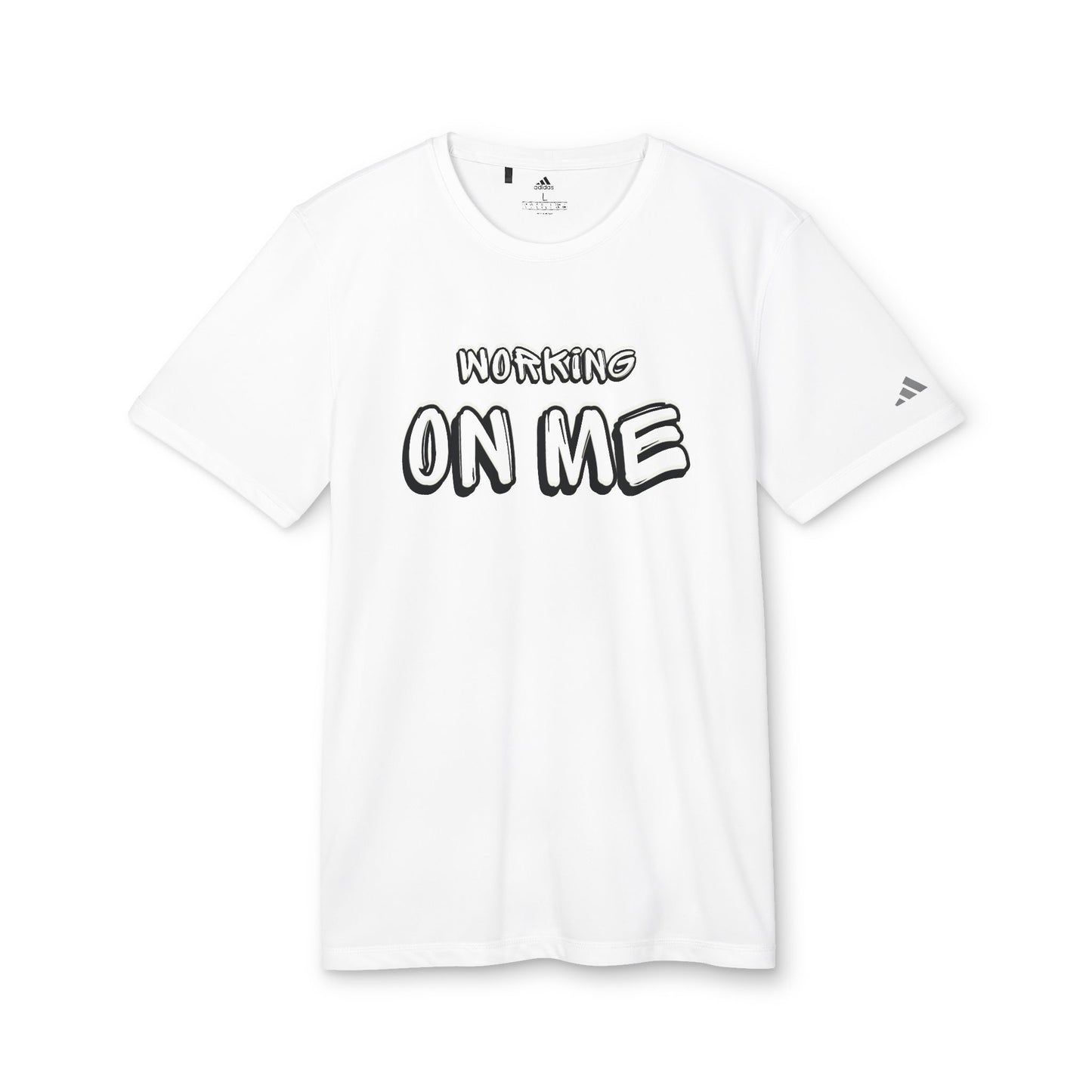 Working on Me adidas® Unisex Sport T-shirt