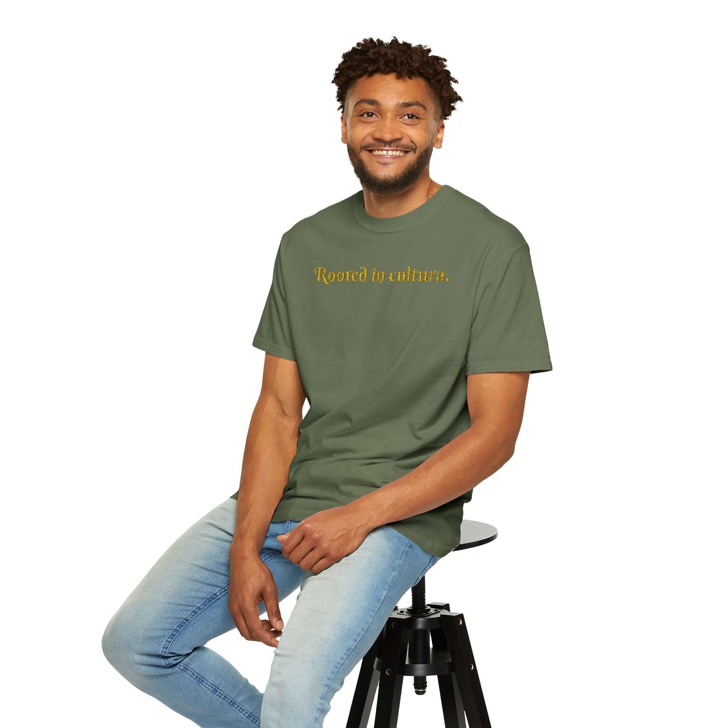 Embroidered Rooted In Cultura Unisex Tee