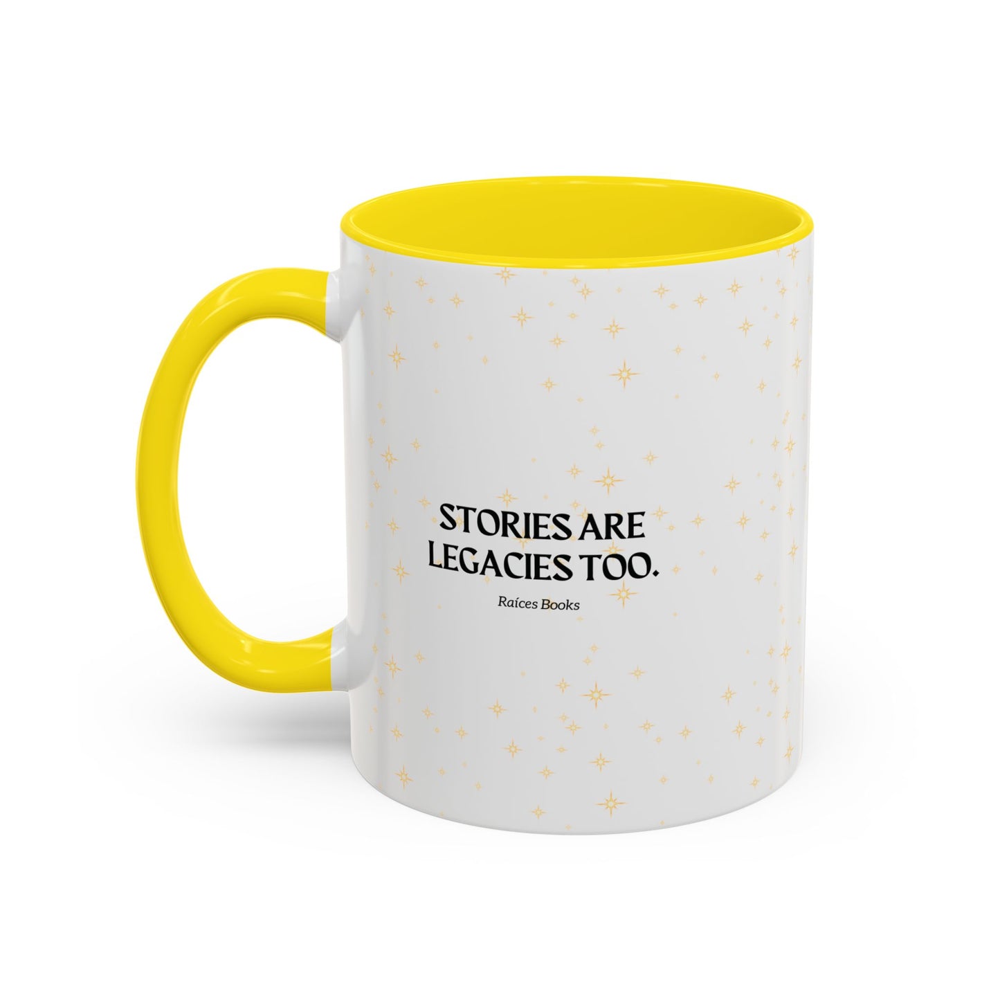 Coffee Mug - Stories are Legacies Too with Catrina, Tree, and Book Design