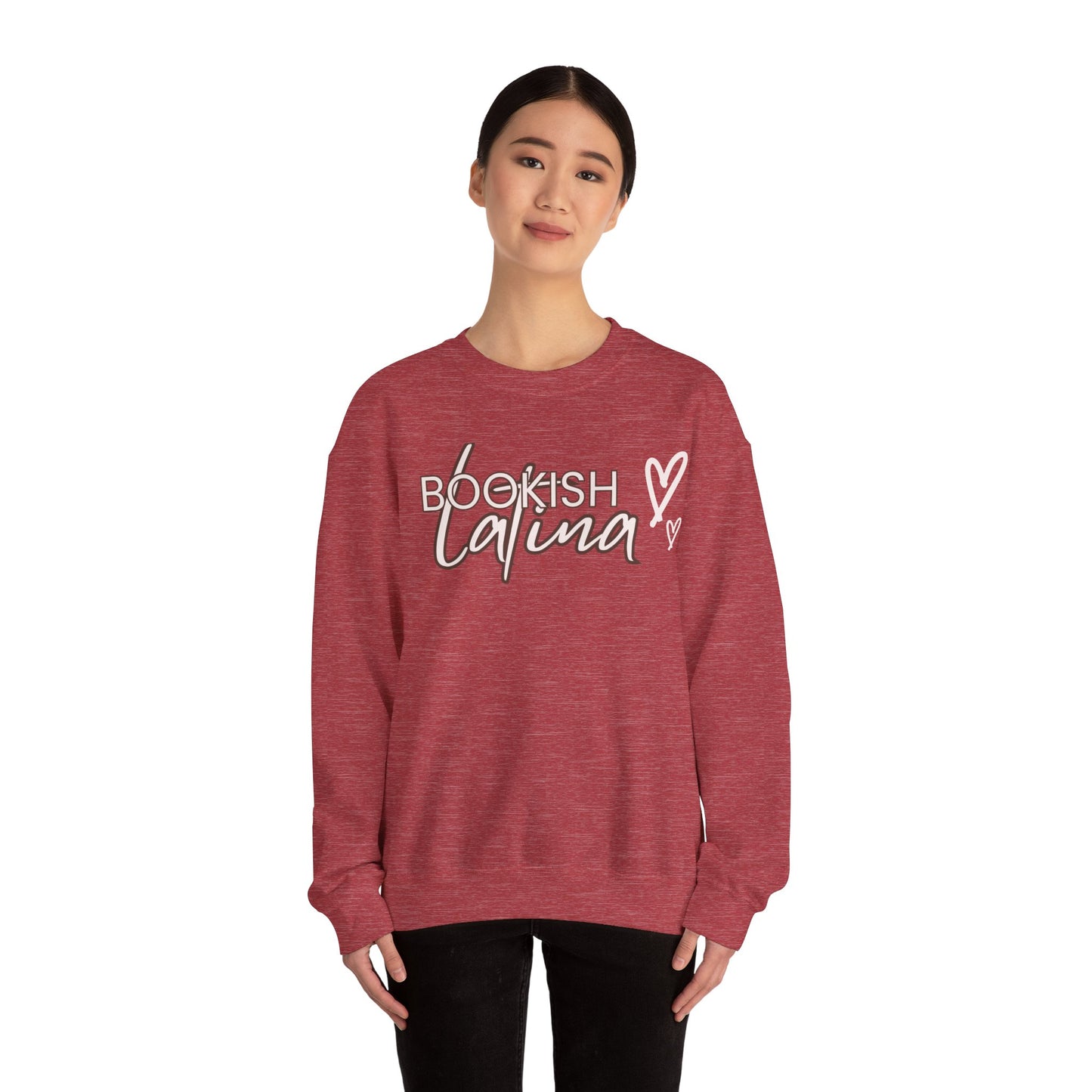 Bookish Latina Love Unisex Heavy Blend™ Crewneck Sweatshirt