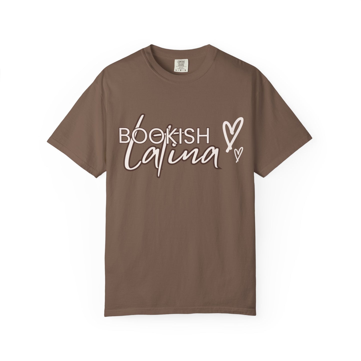 Bookish Latina Unisex T-Shirt- with hearts design