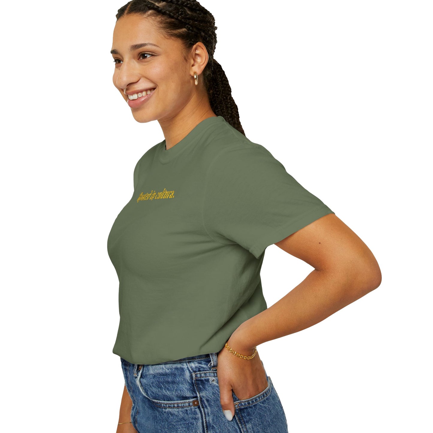 Embroidered Rooted In Cultura Unisex Tee