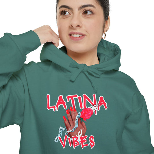 Garment-Dyed Hoodie - Latina Vibes
