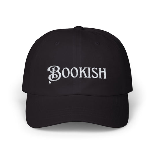 Embroidered Bookish Cap