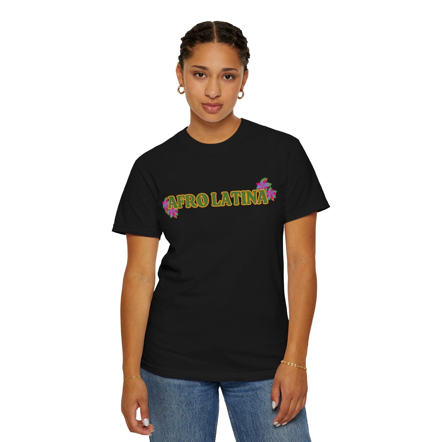 Graphic Tee - Afro Latina Belleza Latina Design