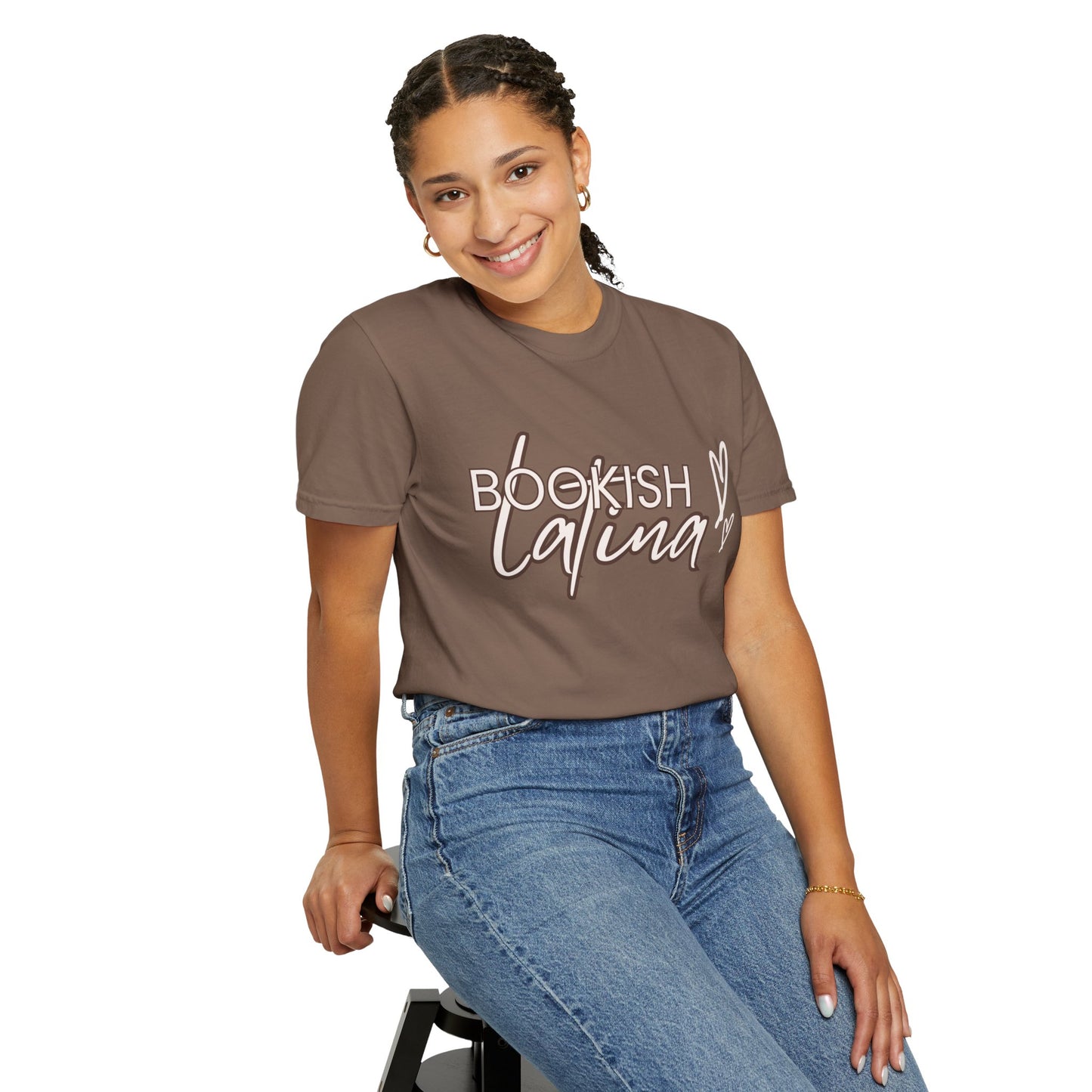 Bookish Latina Unisex T-Shirt- with hearts design