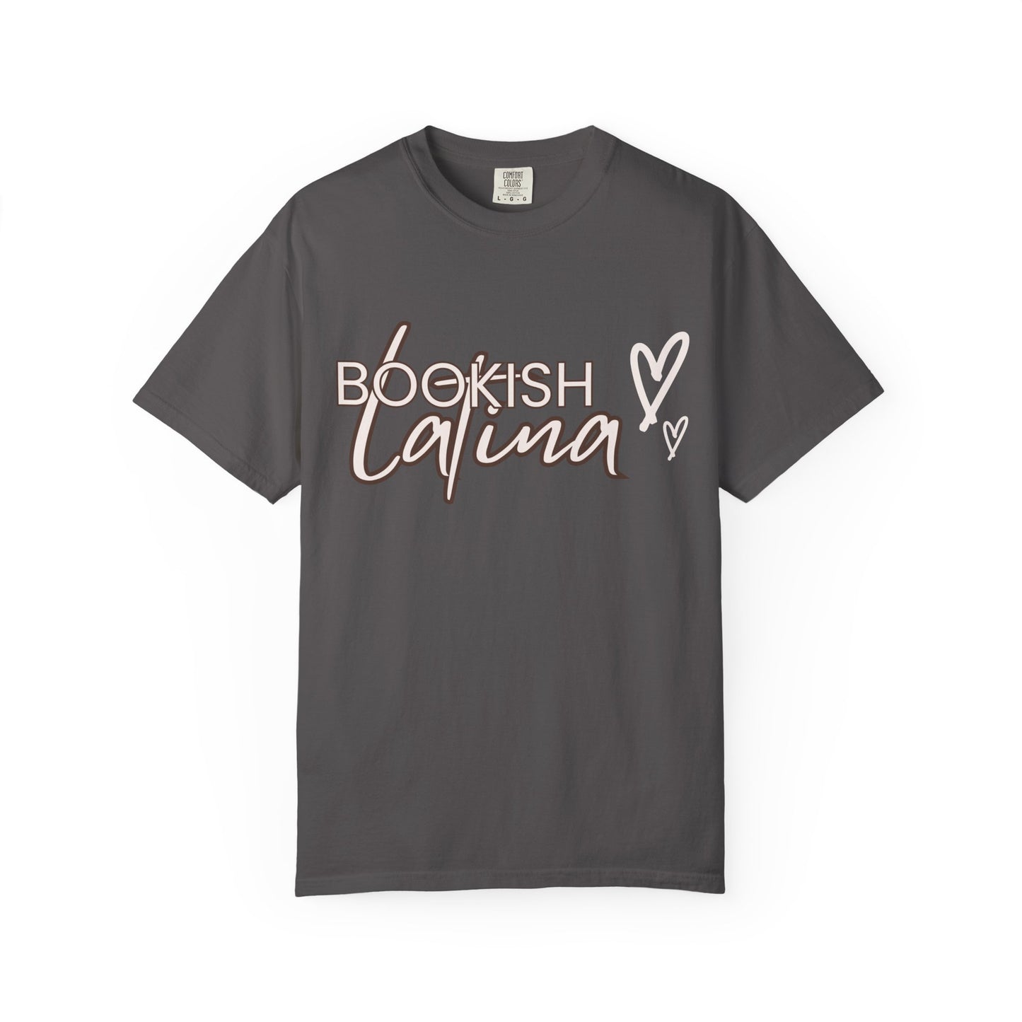 Bookish Latina Unisex T-Shirt- with hearts design