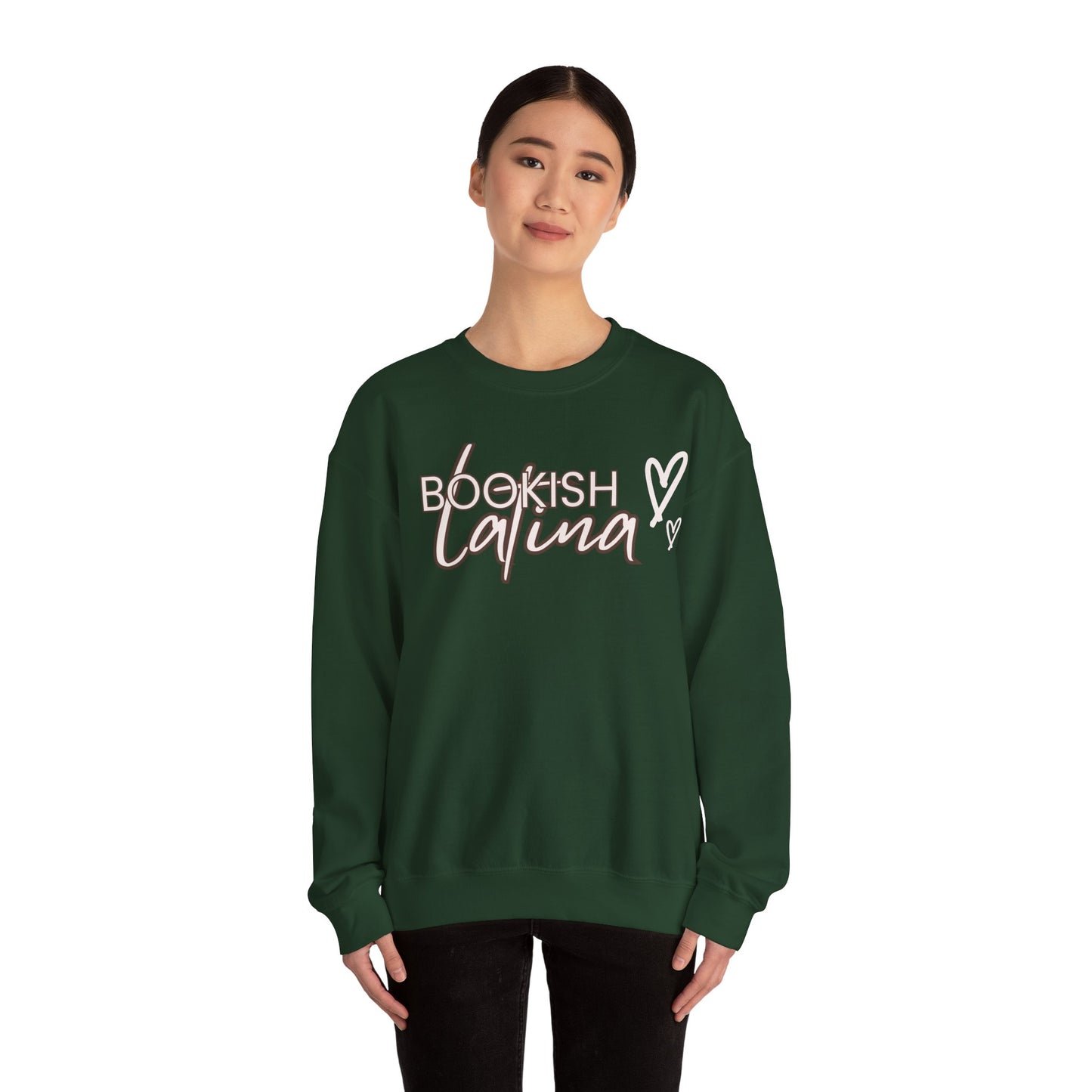 Bookish Latina Love Unisex Heavy Blend™ Crewneck Sweatshirt