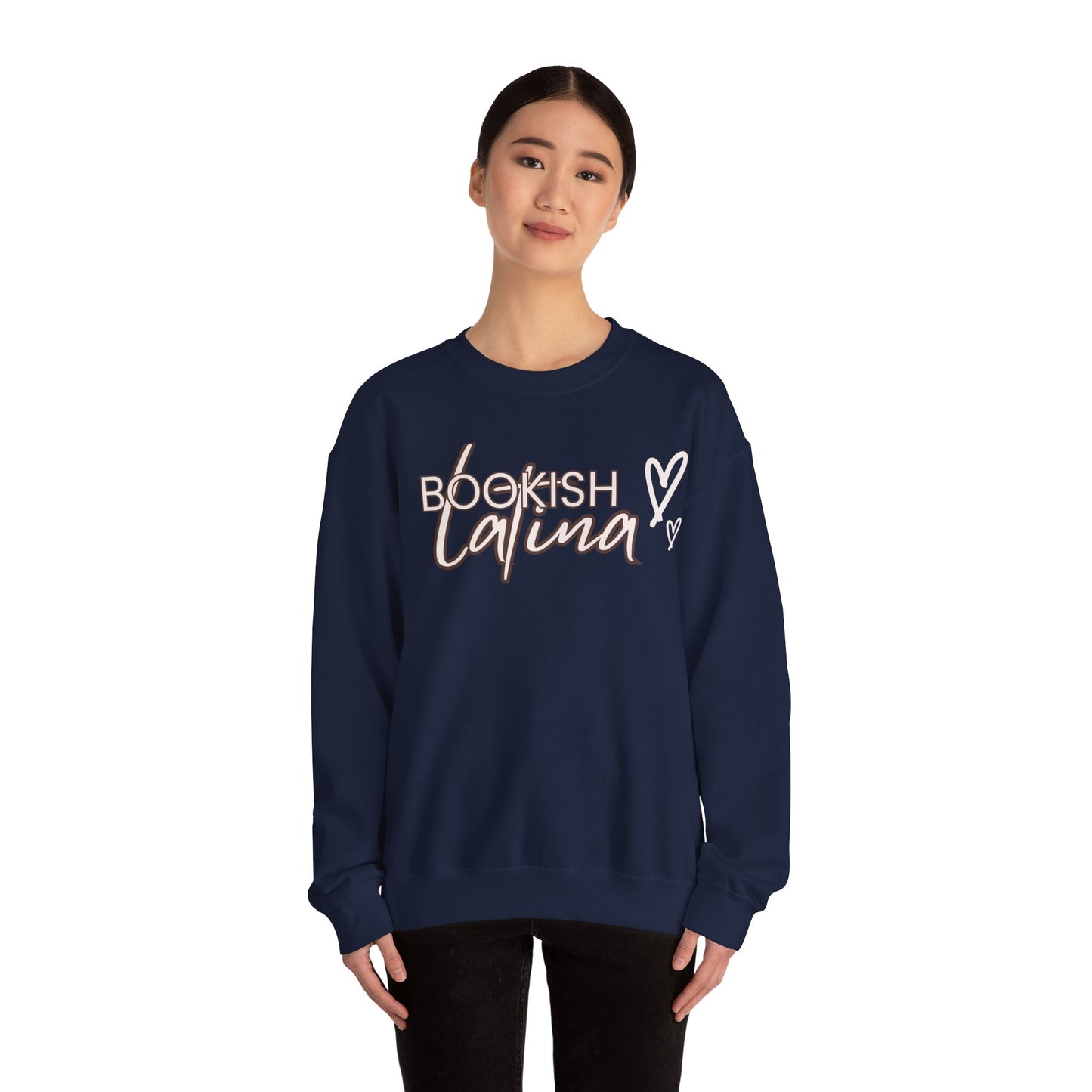 Bookish Latina Love Unisex Heavy Blend™ Crewneck Sweatshirt