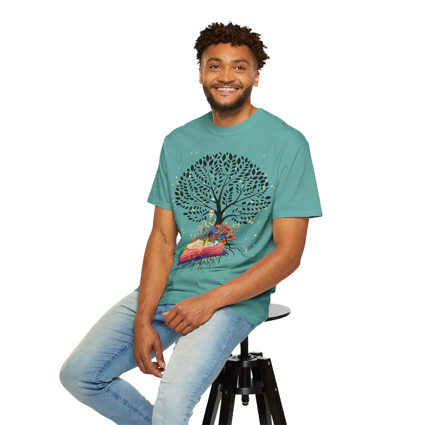 Tree of Life Unisex T-shirt with Calavera Design