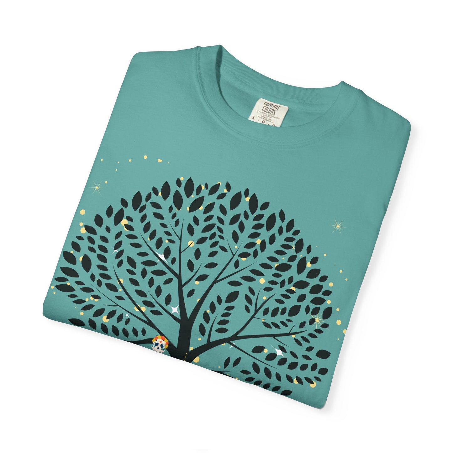 Tree of Life Unisex T-shirt with Calavera Design